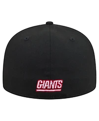 New Era Men's Black York Giants 59FIFTY Fitted Hat
