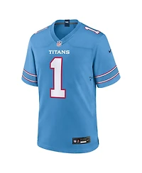 Nike Men's Carnell Tate Light Blue Tennessee Titans 2026 Nfl Draft First Round Pick No. 4 Team Game Jersey