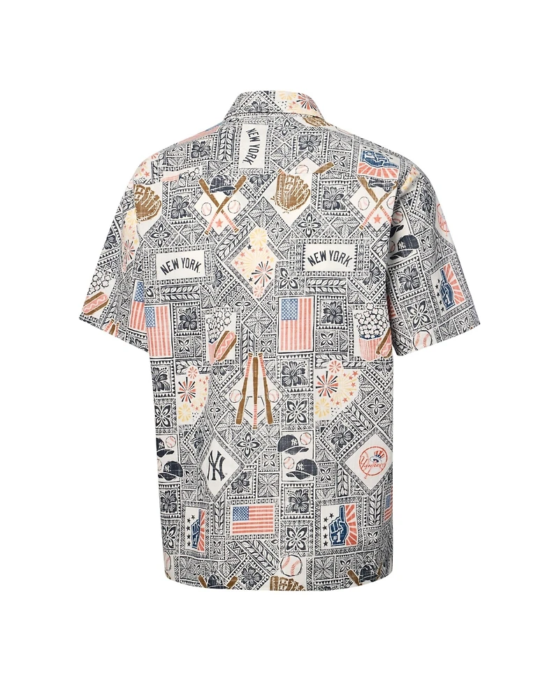 Reyn Spooner Men's Navy New York Yankees Americana Button-Up Shirt