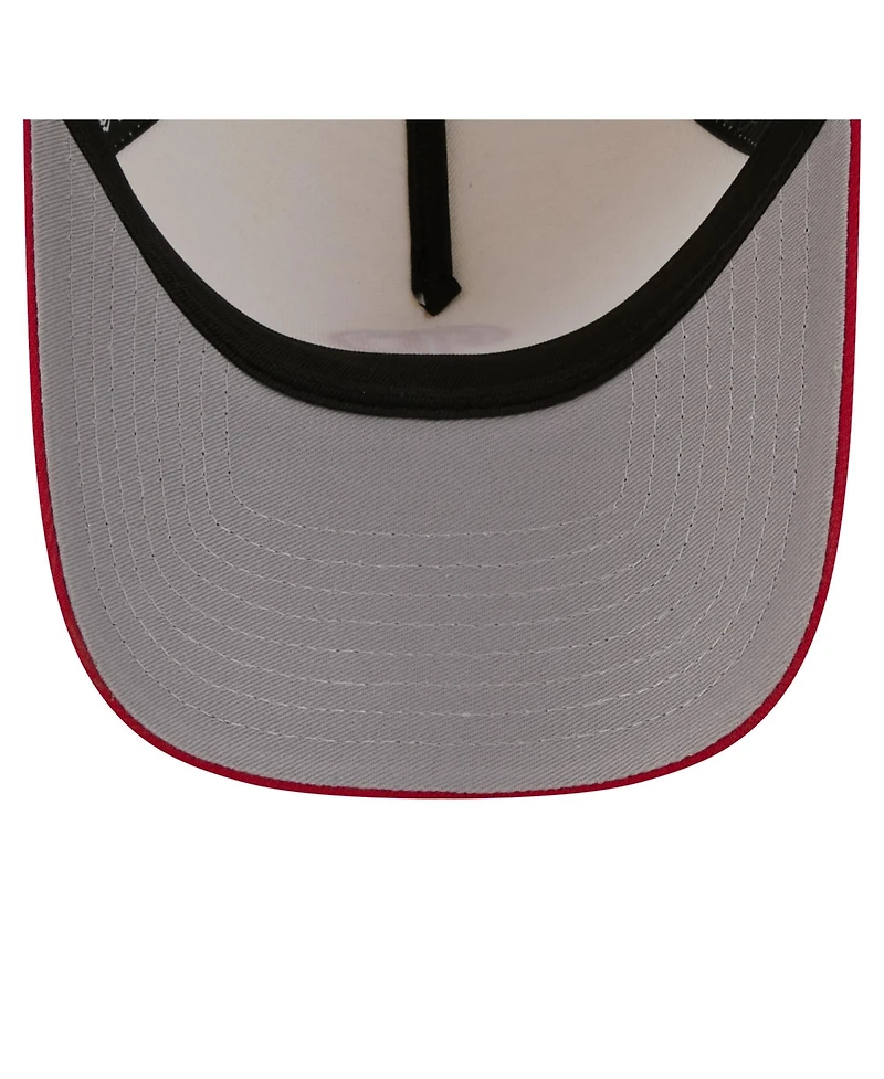 New Era Men's Cream Philadelphia Phillies Chrome A-Frame 59FORTY Fitted Hat