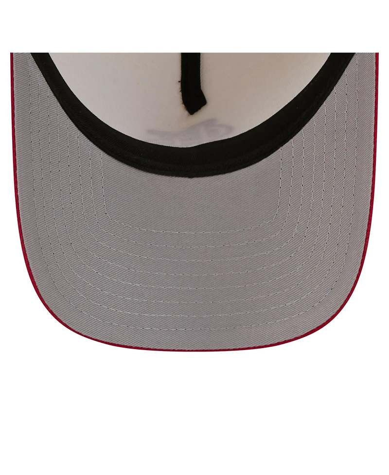 New Era Men's Cream St. Louis Cardinals Chrome A-Frame 59FORTY Fitted Hat
