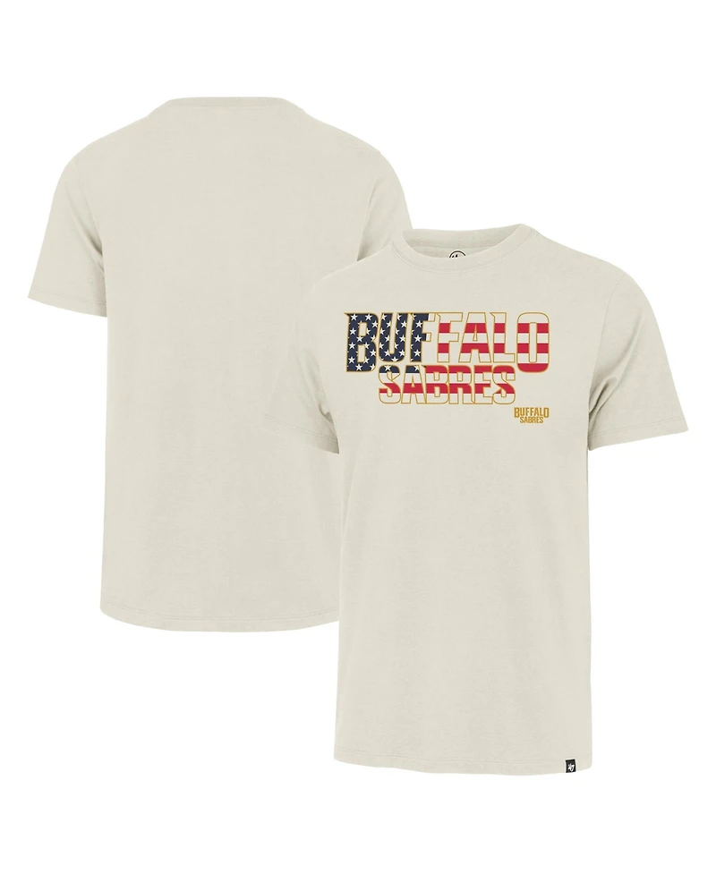 '47 Brand Men's Cream Buffalo Sabres Americana Franklin T-Shirt