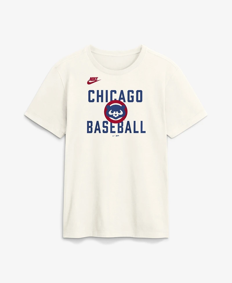 Nike Men's Cream Chicago Cubs Cooperstown Collection ‘70s Inspired T-Shirt