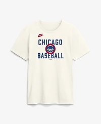 Nike Men's Cream Chicago Cubs Cooperstown Collection ‘70s Inspired T-Shirt