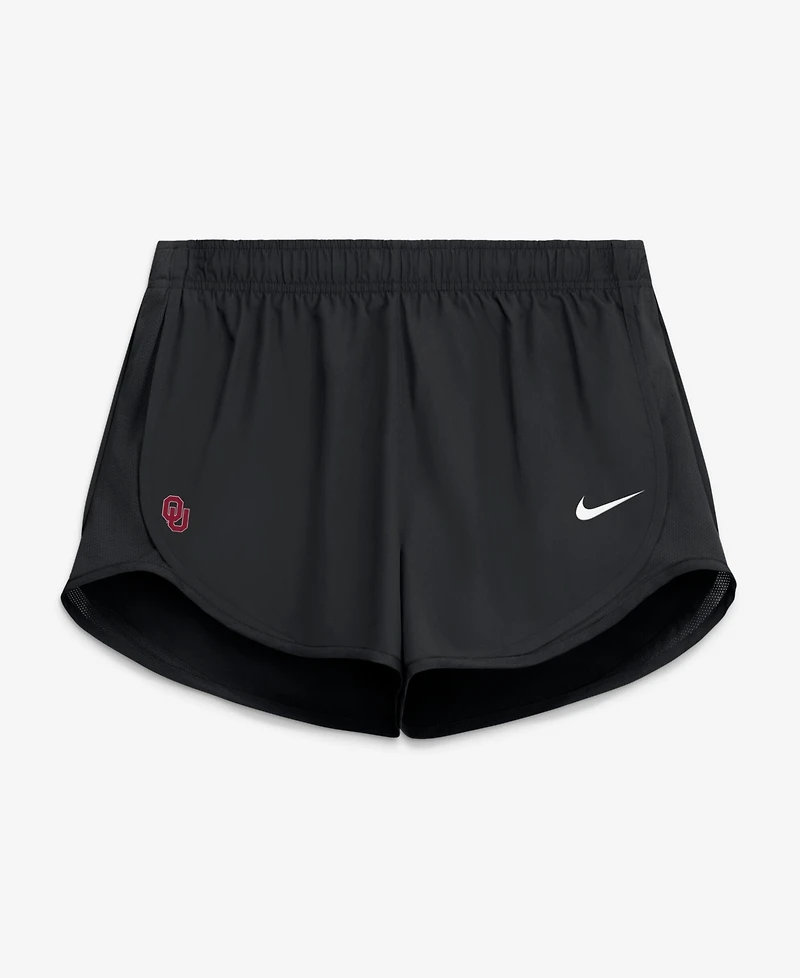 Nike Women's Black Oklahoma Sooners Tempo Mid-Rise Dri-fit Shorts