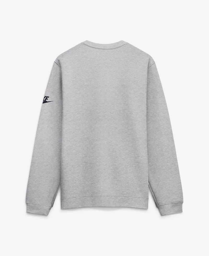 Nike Men's Heather Gray Michigan Wolverines Legacy Sweatshirt