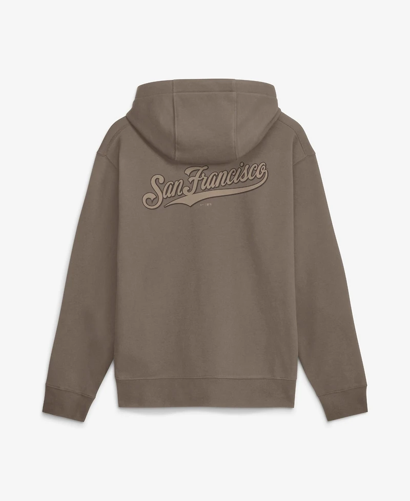 Nike Men's Brown San Francisco Giants Fashion Club Pullover Hoodie