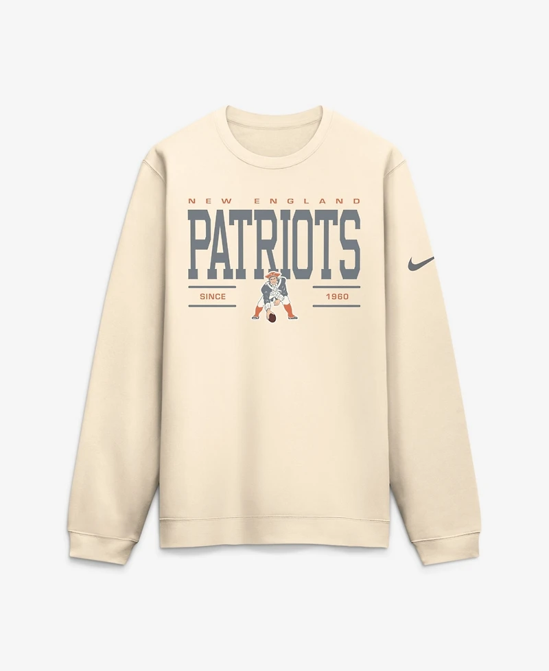 Nike Men's Natural New England Patriots Always Reppin' Club Sweatshirt