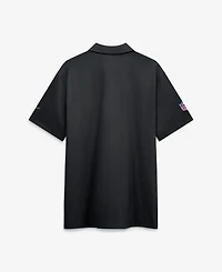 Nike Men's Black Philadelphia Eagles Sideline Powerful Blocking Dri-fit Tour Polo Shirt