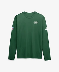 Nike Men's Green New York Jets Legend Small Logo Dri-fit Long Sleeve T-Shirt