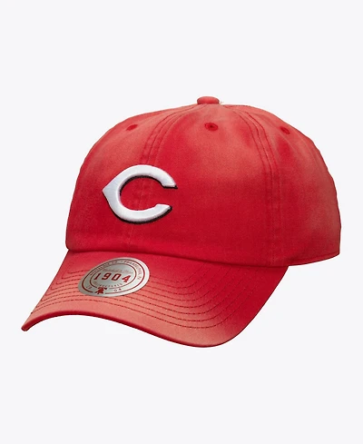 Mitchell & Ness Men's and Women's Red Cincinnati Reds 1904 Soft Wash Adjustable Hat