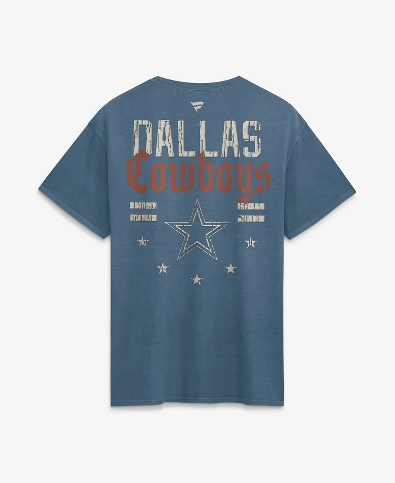 Fanatics Men's Blue Dallas Cowboys Washed Americana T-Shirt