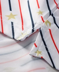 Chubbies Men's White Team Usa The Life, Liberty, Candles Performance Polo Shirt