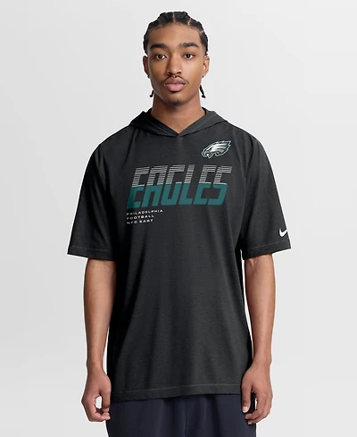 Nike Men's Black Philadelphia Eagles Tri-Blend Hooded T-Shirt