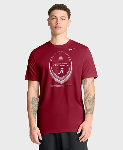 Nike Men's Crimson Alabama Tide Primetime Legend Football Icon Dri-fit T-Shirt