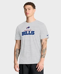 Nike Men's Ash Buffalo Bills Velocity Endurance Run Dri-fit T-Shirt