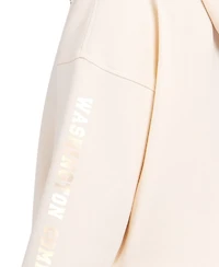 Starter Women's Cream Washington Commanders Pastel Relaxed Travel Hoodie