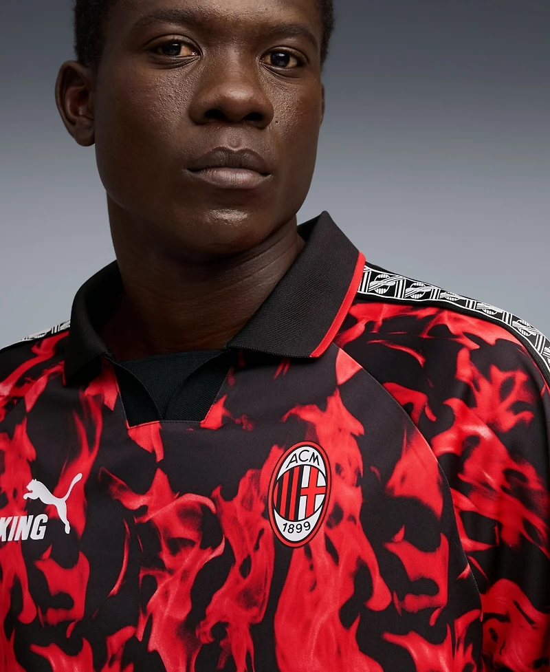 Puma Men's Red Ac Milan King Retro Jersey