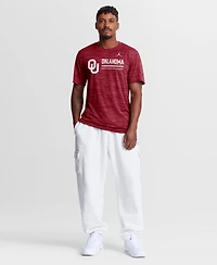 Jordan Men's Crimson Oklahoma Sooners Sideline Velocity Dri-fit T-Shirt