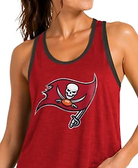 G-iii 4Her by Carl Banks Women's Red Tampa Bay Buccaneers Tater Ii Racerback Tank Top