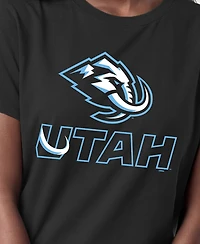Champion Women's Black Utah Mammoth Wordmark Lockup T-Shirt