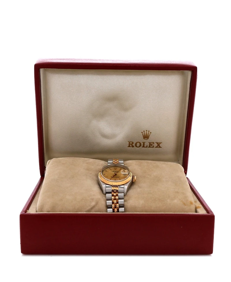 Pre-Owned Rolex Oyster Perpetual Datejust Automatic Watch in Stainless Steel and Gold 26mm