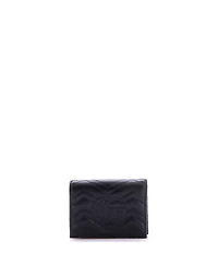Pre-Owned Gucci Small Gg Marmont Bifold Wallet Matelasse Leather