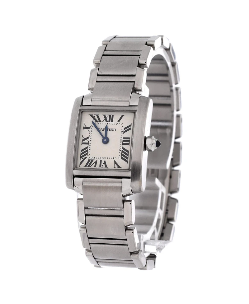 Pre-Owned Cartier Tank Francaise Quartz Watch in Stainless Steel 20mm