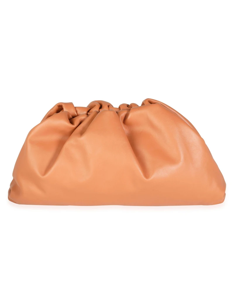 Pre-Owned Bottega Veneta Tan Calfskin Leather Pouch
