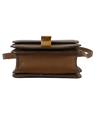 Pre-Owned Celine Brown Smooth Leather Small Box Bag