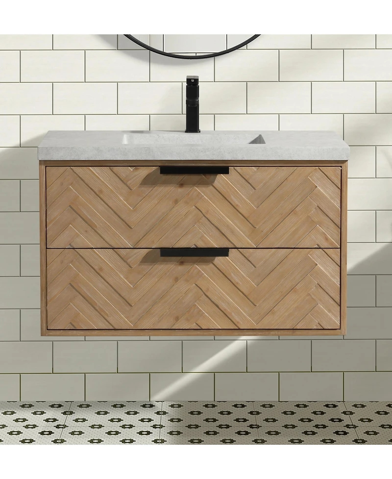 Ari Bath 36" Carlsbad, Weathered Fir Finish
