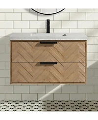 Ari Bath 36" Carlsbad, Weathered Fir Finish