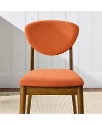Best Choice Products Set of 4 Wooden Dining Chairs, Wood Modern Farmhouse Upholstered Chairs