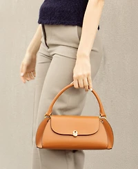 Noirgaze Scallop Calf Leather Bag