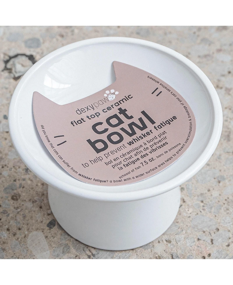 Dexypaws Flat Top Cat Bowl