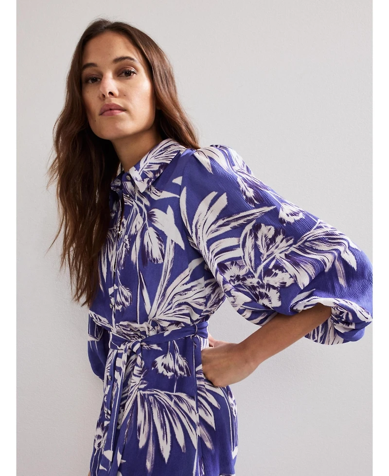Phase Eight Women's Coralie Print Shirt Midaxi Dress