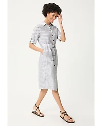 Olsen Women's Stripe Shirt Dress