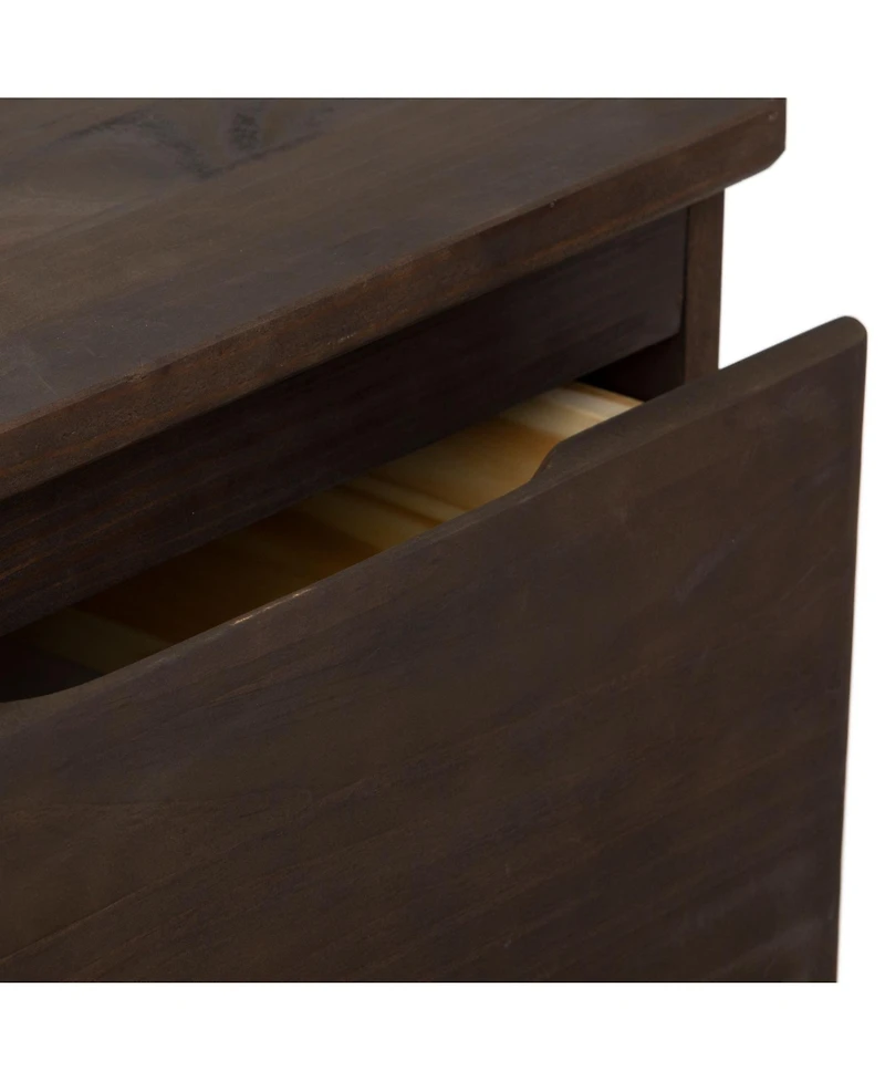 Plank+Beam Modern Farmhouse 2 Drawer Dresser Solid Wood