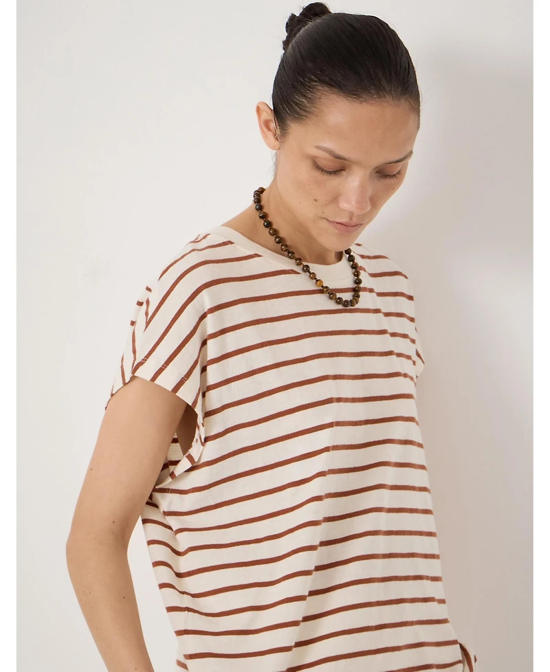 Hush Women's Petra Cotton Relaxed Fit T-shirt