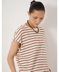 Hush Women's Petra Cotton Relaxed Fit T-shirt