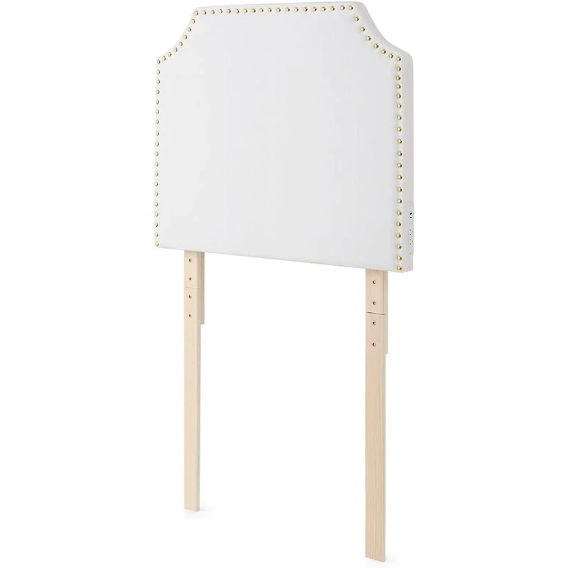 DormCo Bevel Tacked Plush Headboard - Velvet Crush