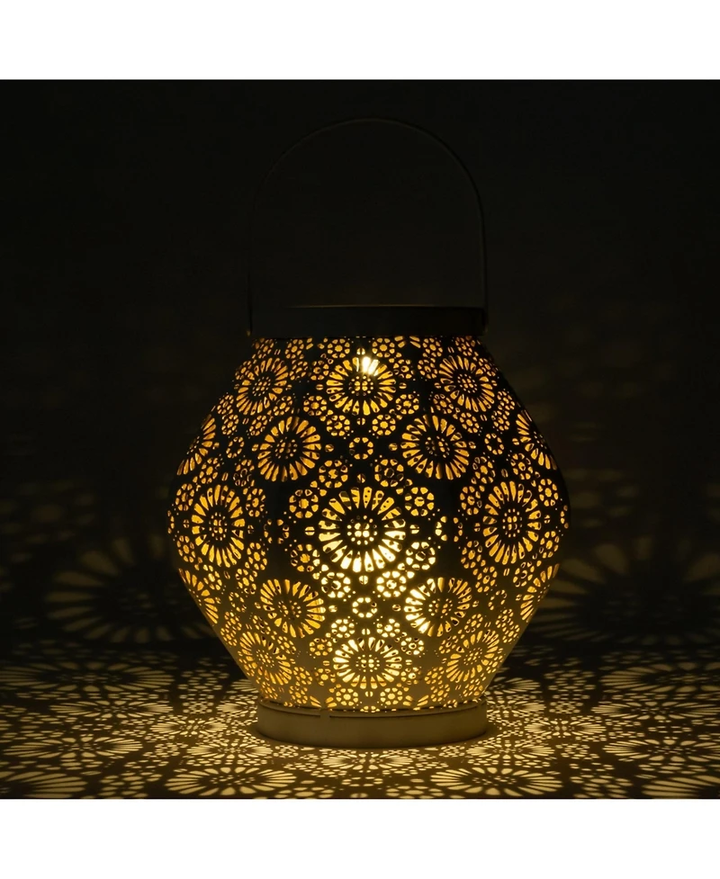 Allsop Home & Garden, Daisy Punched Metal Solar Lantern