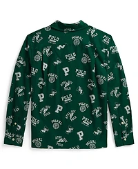 Polo Ralph Lauren Boys' 8-20 Print Cotton Oxford Shirt