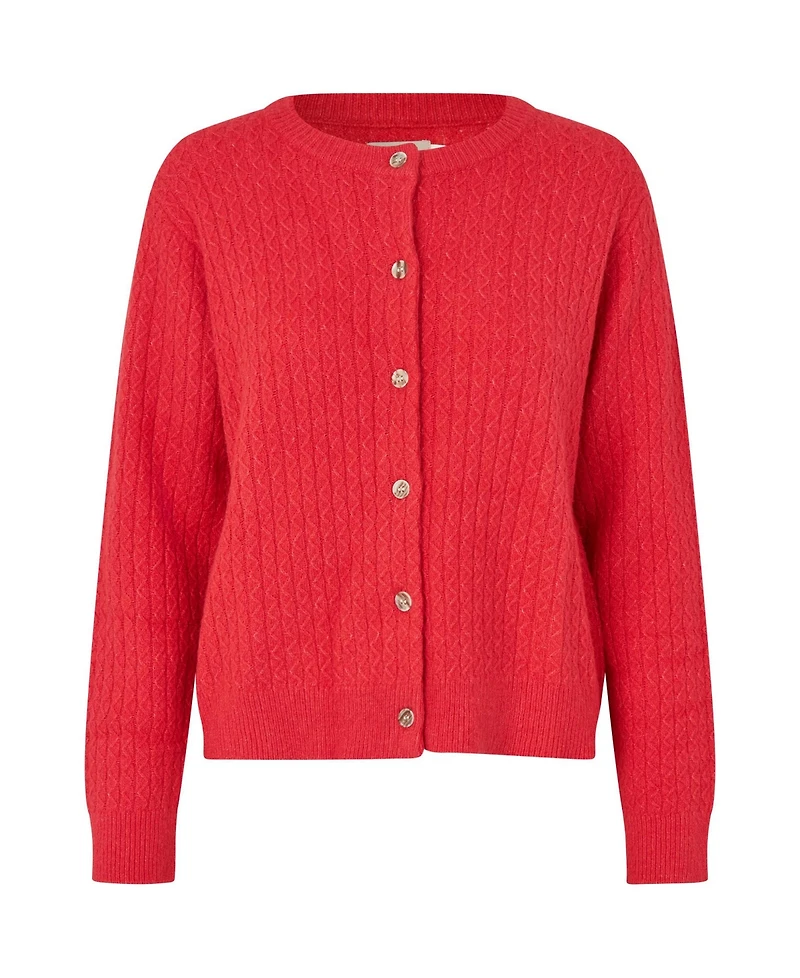 Masai Copenhagen Women's MaLeryntha Cable-Knit Button-Front Cardigan