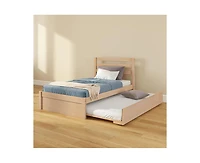 Grain & Grove Bear Twin Single Bed With Trundle