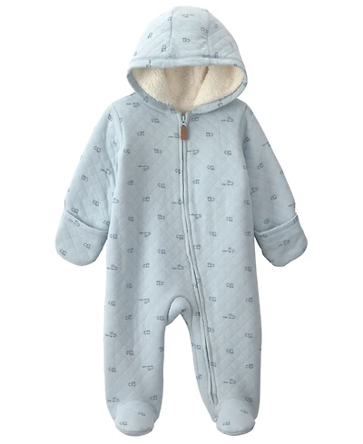 Carters Baby Boys' and Girls' Sheep Teddy Fleece Long-Sleeve Jumpsuit