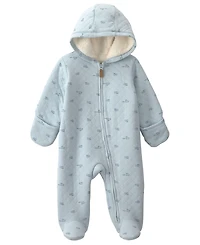 Carters Baby Boys' and Girls' Sheep Teddy Fleece Long-Sleeve Jumpsuit