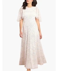 Needle & Thread Women's Freya Cape Ankle Gown Sequin-Embellished Dress