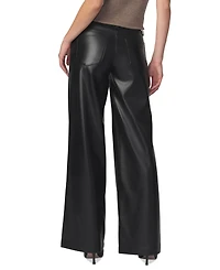 Joe's Jeans Women's Lou Faux Leather Wide-Leg Pants