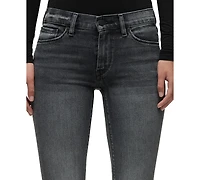 Hudson Jeans Women's Nico Mid-Rise Straight-Leg Cropped Denim